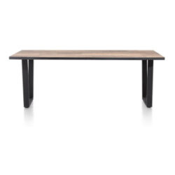 Avalox, table 230 x 98 cm - couleur driftwood - V pied