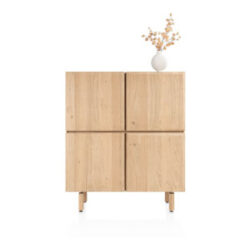 Azulo, highboard 120 cm - 4-deuren
