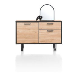 Avalon, dressoir 127 cm - 2-deuren + 1-lade - natural