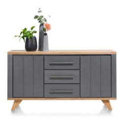 Jardin, buffet 160 cm - 2-portes + 3-tiroirs - Anthracite