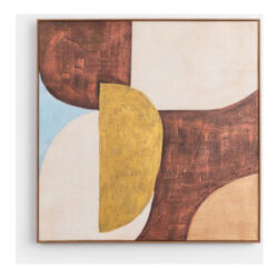 Annabel schilderij 80x80cm - Multikleur