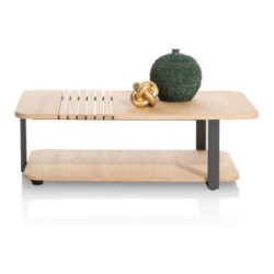 Pavie, salontafel 110 x 60 cm + 1-niche (knock-down) - natural