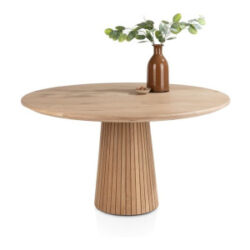 Ravello, eetkamertafel rond 140 cm - Dune color