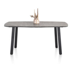 Palace, table de bar 180 x 110 cm - 4-pieds (hauteur: 92 cm) - Gris clair