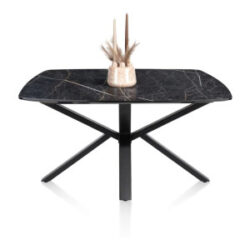 Palace, eetkamertafel rond 150 x 120 cm - centrale poot - Onyx