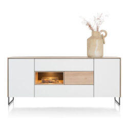 Lindfield, dressoir 200 cm. - 2-deuren + 3-laden + 1-niche (+ LED)