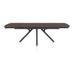 Novello, uitschuiftafel 200 (+ 78) x 100 cm - Clay