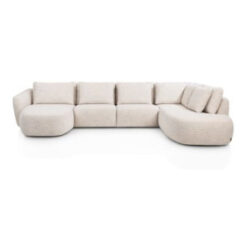 BASENTO - Longchair links - 2,5 zits zonder armen - ottomane groot rechts