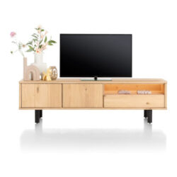 Homestead, buffet bas 210 cm - 2-portes + 1-tiroir + 1-niche (+ LED)