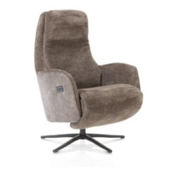 Felino, relaxfauteuil - incl. accu - stofcombinatie Livigno/Oregon