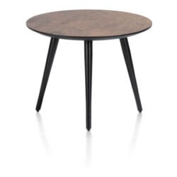 Maze, salontafel rond 60 cm - hoogte 46 cm - Roest