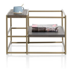 City, bout de canape 60 x 60 cm - Castle anthracite