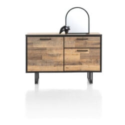 Avalon, buffet 127 cm - 2-portes + 1-tiroir - Driftwood