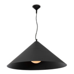 Daan hanglamp 1*E27 - Zwart