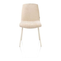 Filipo, eetkamerstoel - frame is tone in tone - stof Cadiz - Creme