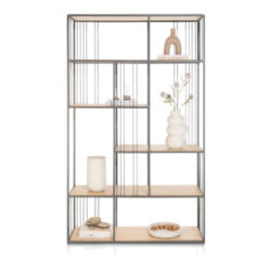 Niora, roomdivider 120 cm - Metal graphite