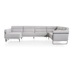 FISKARDO - Longchair lange arm links - 2,5 zits zonder armen - hoek - 2 zits arm rechts