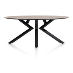 Masura, eetkamertafel ellips - 180 x 100 cm - Roest