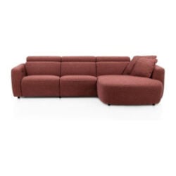 CANTELLO - 2,5 zits arm links - longchair curved rechts incl. 2 armkussens