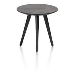 Maze, table basse ronde 40 cm - hauteur 39 cm - Anthracite