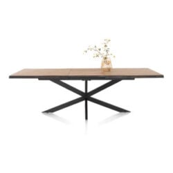 Carreras, uitschuiftafel 190 (+ 60) x 100 cm