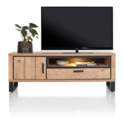 Pavarotti, lowboard 150 cm - 1-deur + 1-lade + 1-niche (+ LED)