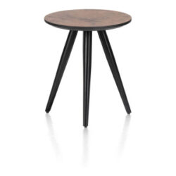Maze, table basse ronde 40 cm - hauteur 46 cm - Rouille