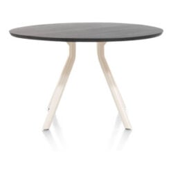 Arvada, tafel 125 cm. - rond - centrale poot Nebbia - Onyx Nebbia