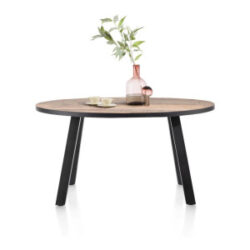 Avalox, table ronde 150 x 120 cm - couleur driftwood - 4 pied
