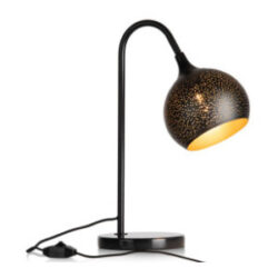 Arjen lampe de table 1*E27 - Noir/Or