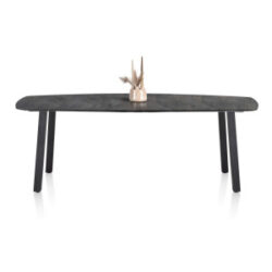 Palace, table de bar 240 x 115 cm - 4-pieds (hauteur: 92 cm) - Anthracite