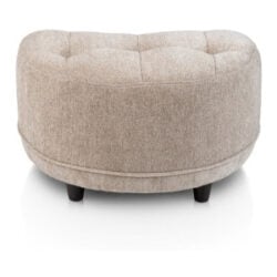 Borgia, poef/hocker small - Champagne