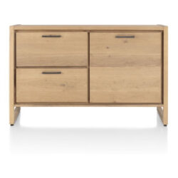 Nystead, parti basse 140 cm. - 1-porte + 2-tiroirs