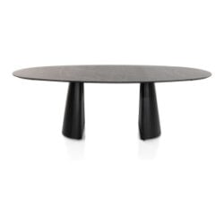 Arabax, eetkamertafel - ellips - 240 x 120 cm - Onyx
