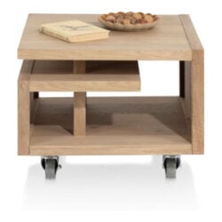 Nystead, bijzettafel 60 x 60 cm. inclusief pootjes + wieltjes