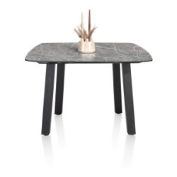 Palace, eetkamertafel rond 150 x 120 cm - 4-poten - Lichtgrijs