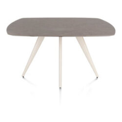 Saluti, eetkamertafel ovaal 150 x 105 cm. - 4 poot - cr&egrave;me - Lava