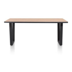 Avalox, table 170 x 98 cm - couleur oak natural vintage - V pied