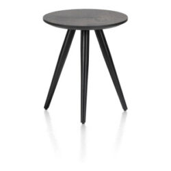 Maze, salontafel rond 40 cm - hoogte 46 cm - Antraciet