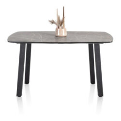 Palace, table de bar 150 x 120 cm - 4-pieds (hauteur: 92 cm) - Gris clair