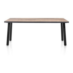 Avalox, table 170 x 98 cm - couleur driftwood - 4 pied
