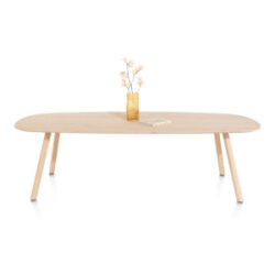 Niora, table 240 x 115 cm - ovale - pied bois