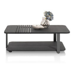 Pavie, salontafel 110 x 60 cm + 1-niche (knock-down) - castle black