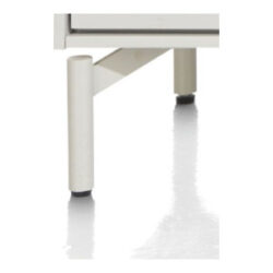 Noon, set van 4 poten in silk grey + middenpoot (voor 1 kast)
