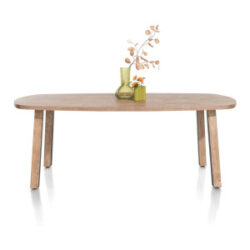 Pavarotti, eetkamertafel 210 x 108 cm - tafelpoten (4) met houtinleg