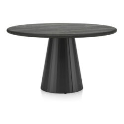 Arawood, eetkamertafel - rond - 140cm - zwart