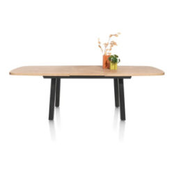 Pavarotti, table à rallonge 190 (+ 60) x 110 cm - pieds de table (4) metal