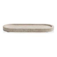 Idas plat 35x15cm - Couleur creme