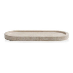Idas plat 35x15cm - Couleur creme