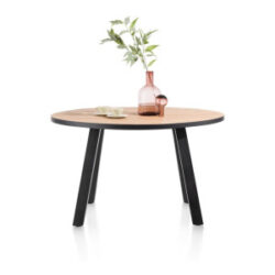 Avalox, table ronde 130 x 110 cm - couleur natural - 4 pied